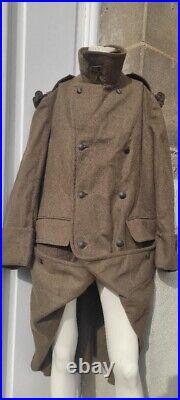 Manteau armistice modèle 1941 de l'Infanterie Coloniale patte épaule campagne