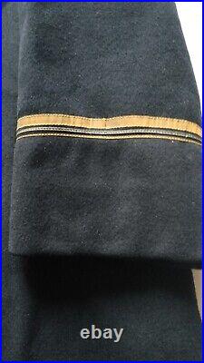 Manteau capote laine Marine officier French Navy WW2 Indochine
