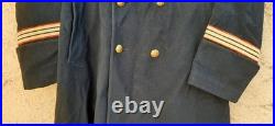 Manteau vintage Drap de Laine Capitaine Médecin Marine Nationale 1960 ORIGINAL