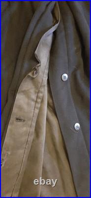 Manteau vintage Drap de Laine Capitaine Médecin Marine Nationale 1960 ORIGINAL