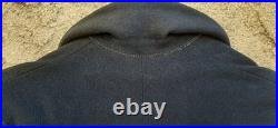 Manteau vintage Drap de Laine Capitaine Médecin Marine Nationale 1960 ORIGINAL