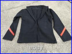 Marine Francaise Vareuse Bleue Cherbourg 1937 Fabrication Americaine FNFL