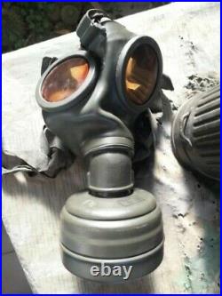 Masque a gaz Allemand German Canister Gasmaske WW2 Wehrmacht BMW Heer Near Mint