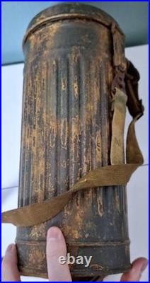 Masque à gaz allemand camouflé 3 tons ww2