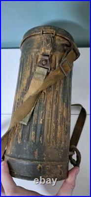 Masque à gaz allemand camouflé 3 tons ww2