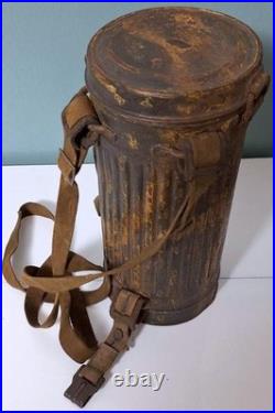 Masque à gaz allemand camouflé 3 tons ww2