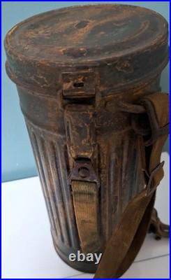 Masque à gaz allemand camouflé 3 tons ww2
