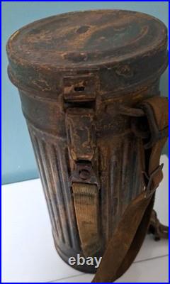 Masque à gaz allemand camouflé 3 tons ww2
