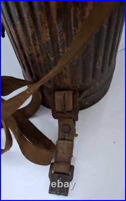 Masque à gaz allemand camouflé 3 tons ww2