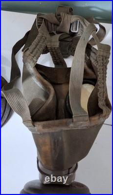 Masque à gaz allemand camouflé 3 tons ww2