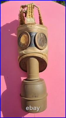 Masque à gaz français de la seconde guerre mondiale, datant de 1938