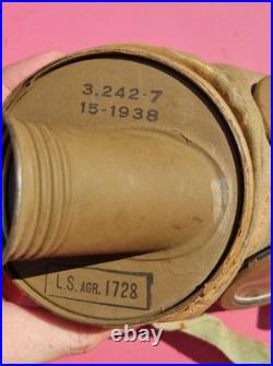 Masque à gaz français de la seconde guerre mondiale, datant de 1938