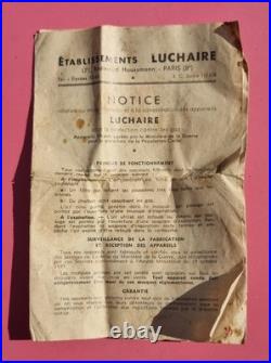 Masque à gaz français de la seconde guerre mondiale, datant de 1938