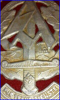 Médaille allemande ww2 SA 1933/1939
