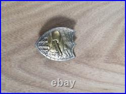 Militaria France 1940 Insigne Maginot On Ne Passe Pas, en ecu RARE WW2