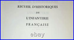 Militaria Livre Rare Recueil d'Historiques de l'Infanterie Française