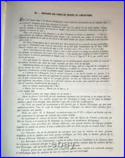 Militaria Livre Rare Recueil d'Historiques de l'Infanterie Française