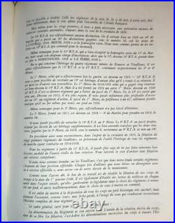 Militaria Livre Rare Recueil d'Historiques de l'Infanterie Française