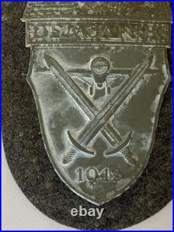 Militaria Original WW2 Luftwaffe Demjansk Arm Shield