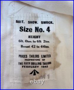Militaria Veste Camouflage Neige Uk Ww2 1942