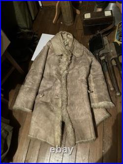 Militaria Wehrmacht Capote Mouton Manteau Ostfront Ww2 Militaria All 1939-1945