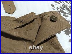 Militaria Ww2 Anglais Surpantalon De Motard 1943 Tbe