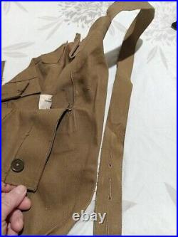 Militaria Ww2 Anglais Surpantalon De Motard 1943 Tbe