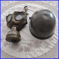 Military Helmet And Military Gaz Mask