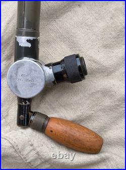 Monoculaire périscope camouflé France 40 + son etui de cuir WW2 optique claire