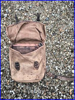 Monosac toile et cuir cavalerie 7e dragons 2e esc France ww2 harnachement équipe