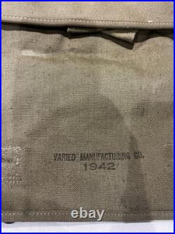 Musette US 36 NEUVE, pour soldat américain, GI, Normandie, daté 1942, original