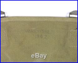 Musette US M36 -VAREY SHEA 1942- WW2 (matériel original)