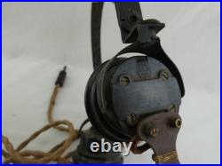 Musette avec écouteurs 1943 terrain Normandie ORIGINAL BRITANNIQUE WWII WW2