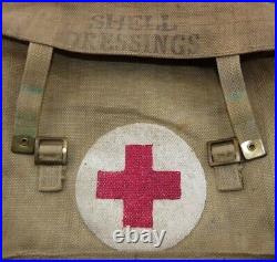 Musette médicale infirmier Shell Dressings GB WW2 anglais