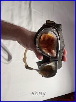 ORIGINAL US WW2 Resistal Tanker Goggles