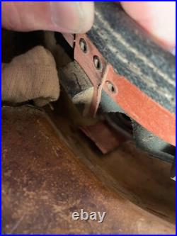 Original WW2 Britannique / Africain Armée Brodie Combat Casque Avec Doublure