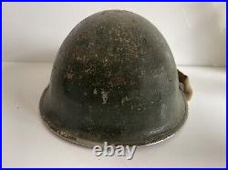 Original WW2 Britannique / Canadien Armée Mk3 Tortue Casque & Doublure