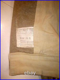 Original WW2 blouson ETO 1er modèle US type M43 1st pattern 1943 field jacket