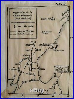 PLANS ORIGINAUX 1939-1945 Débarquement de Provence (ANVIL / DRAGOON) AFHQ
