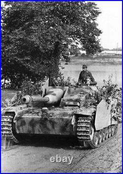 PLAQUE BLINDAGE MOTEUR StuG STURMGESHÜTZ 1944 Panzer Kpfw III Ausf. B