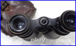 Paire de Jumelles Française pour un Officier, dans son étui, France WW1