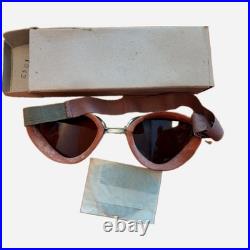 Paire de lunettes de motocycliste Allemand WH Windschutzbrille en boîte 1942