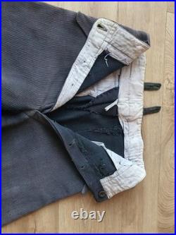 Pantalon Allemand Ww2 HJ Bouton HJ-DJ