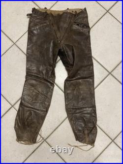 Pantalon Cuir Moto Allemand 1940 Pantalon Cuir Moto Allemand 1940