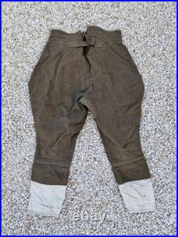 Pantalon Culotte Troupe Français 1940 WW2 Militaire Soldat