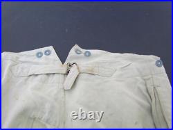 Pantalon De Treillis / Corvees Allemand Original Ww2 Heer 39-45 Drillichhose