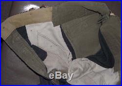 Pantalon LW Allemand WW2 armée de l'air M40 daté LBA 42 100% authentique WWII