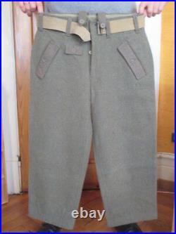 Pantalon WH Ml44 en drap feldgrau 44 authentique! TBE+ Allemagne