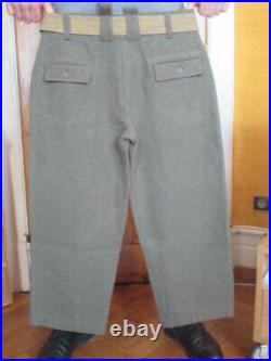 Pantalon WH Ml44 en drap feldgrau 44 authentique! TBE+ Allemagne