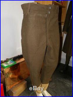 Pantalon de cavalerie mle 1933 ww2 daté 1938 état neuf